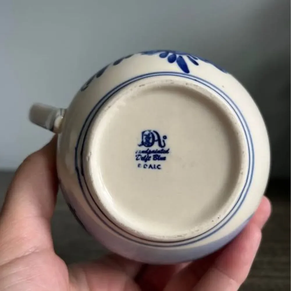 Vintage Blue and White Delft Mug